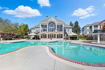 Resort-style swimming pool